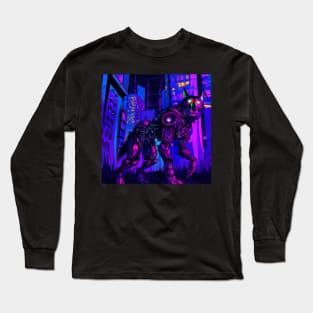 robot wolf Long Sleeve T-Shirt